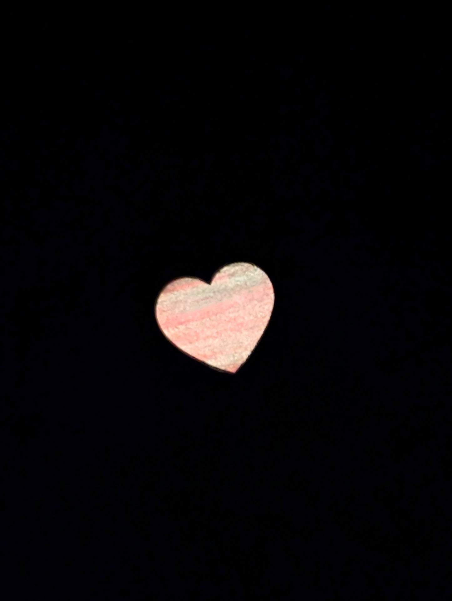 Glow Heart Leather Paddle