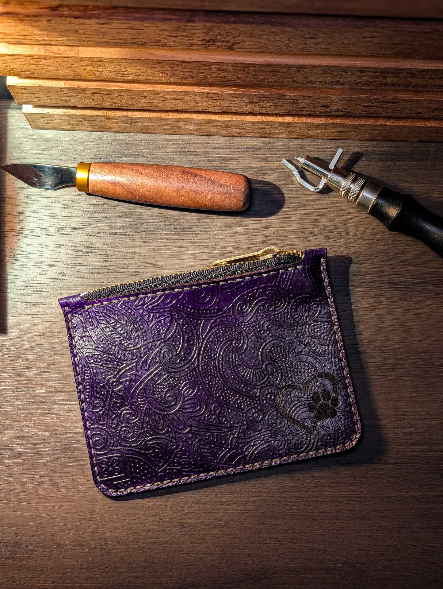 The Amanda brown leather tote