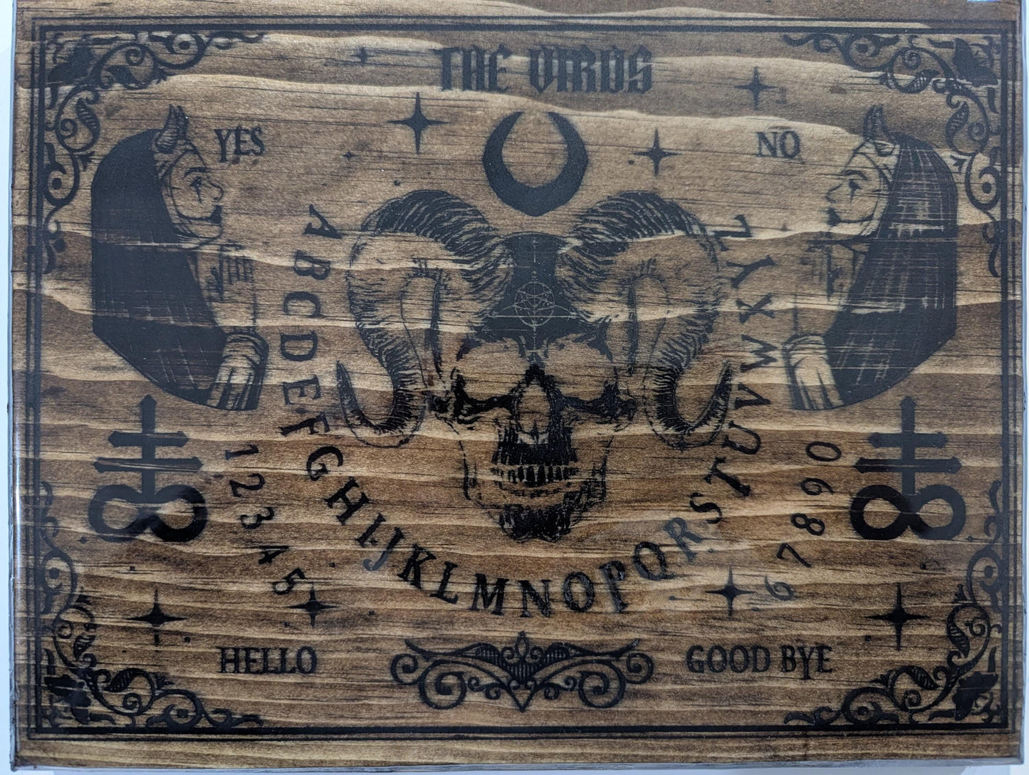 Custom Ouija Spirit Board and Planchette