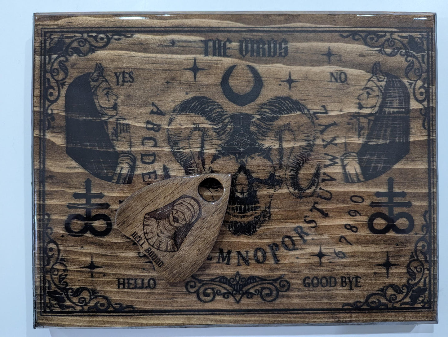 Custom Ouija Spirit Board and Planchette