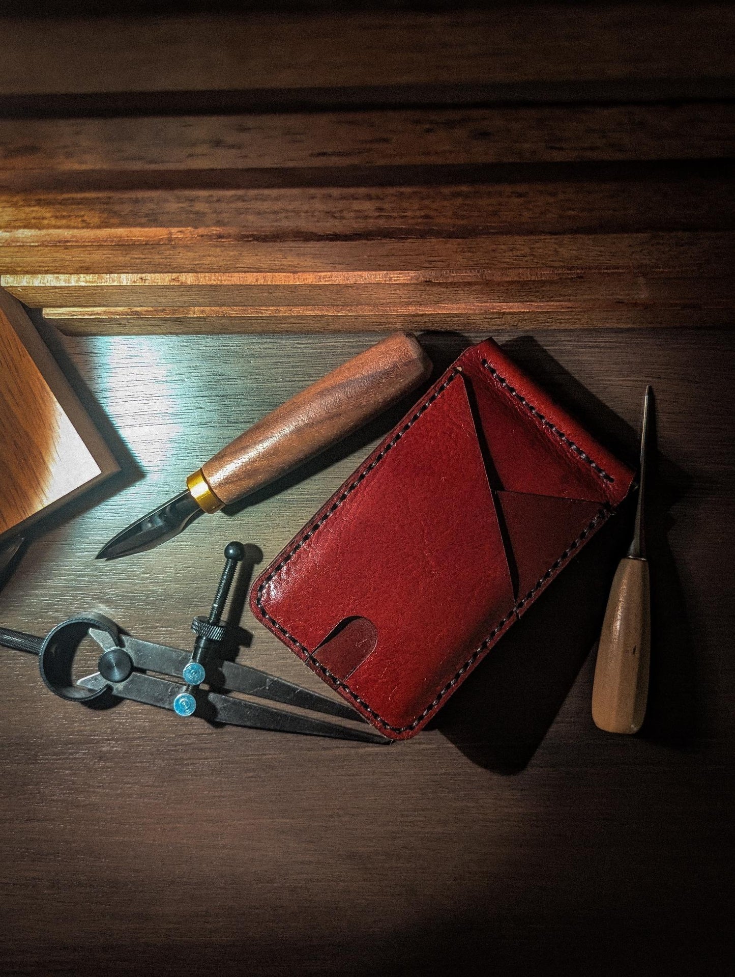 The "Emero" fine Italian leather wallet and money clip